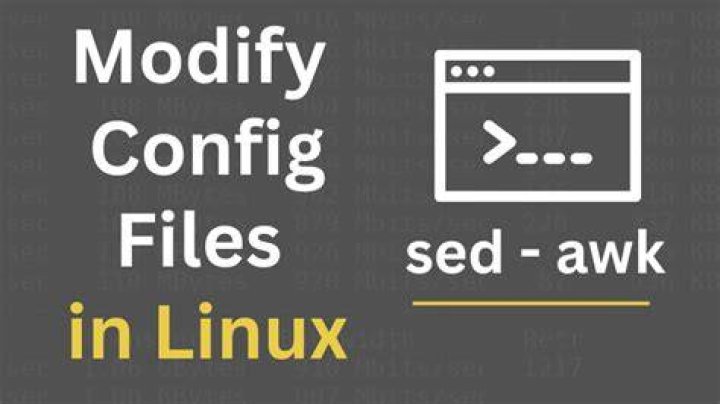 Does sed modify files