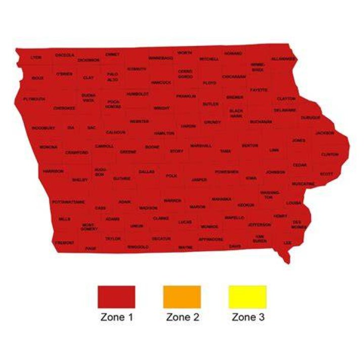 Is radon high in Iowa